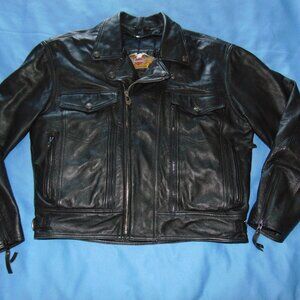 MEN'S  HARLEY DAVIDSON  NEVADA  LEATHER JACKET  LARGE